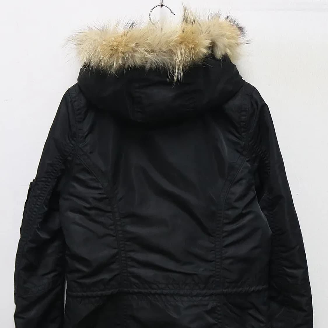 마우지 블랙 울혼방 야상 자켓 60623 상품이미지6