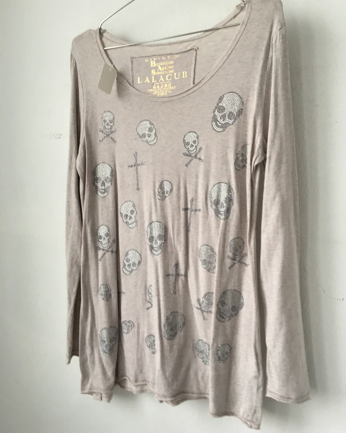 Cubic skull pattern sleeve 상품이미지3