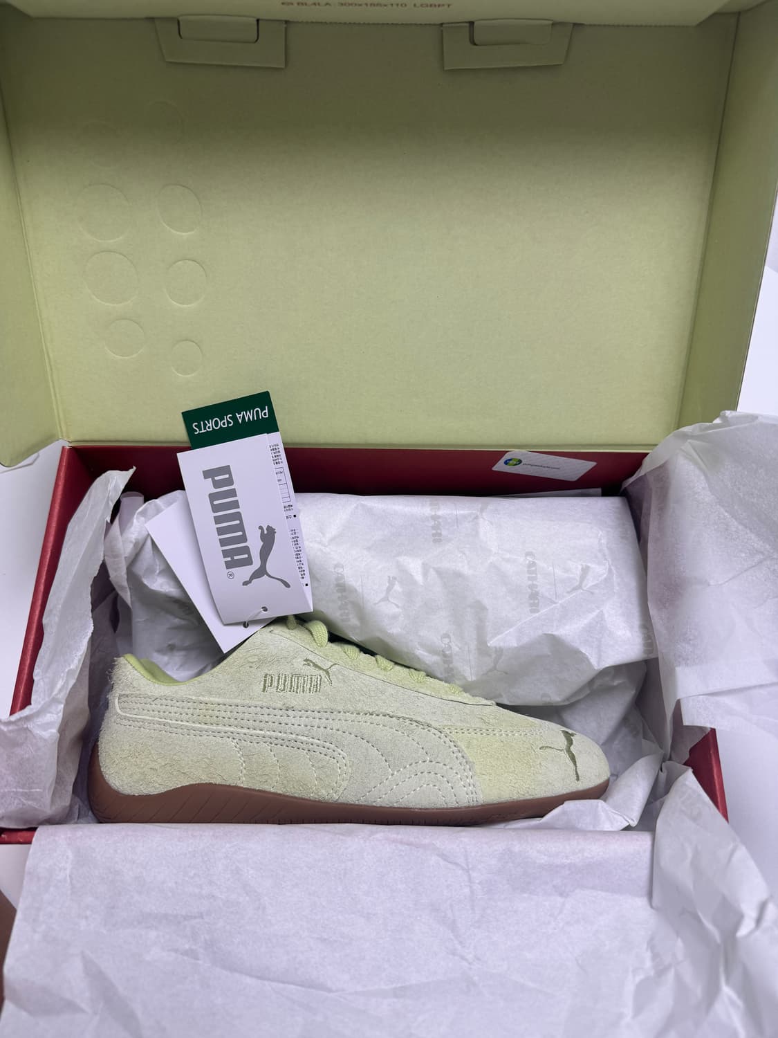 240 푸마 x 다니엘 카타리 스피드캣 워시드 피스타치오 그린 상품이미지2