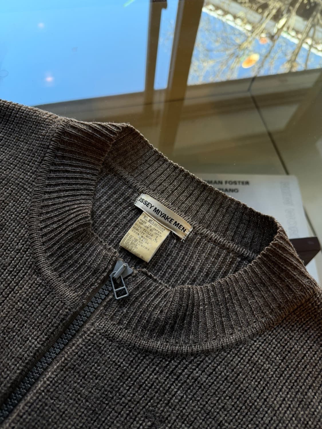 이세이 미야케 아카이브 짚업 가디건 100~105 상품이미지10