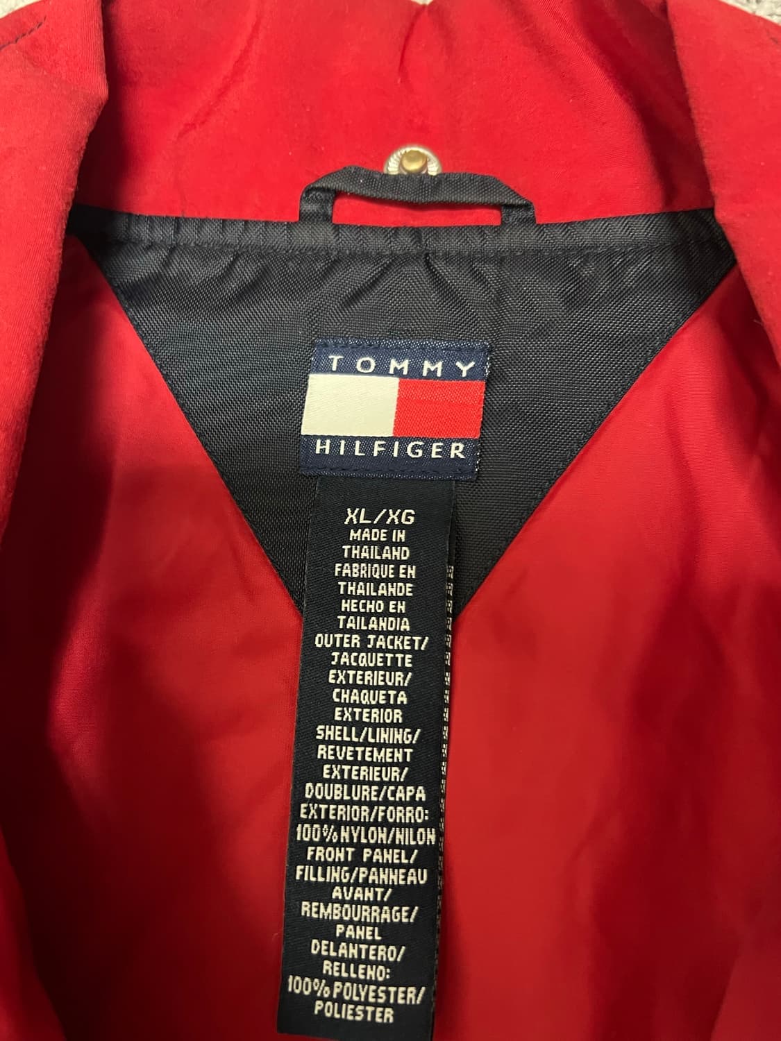 (XL) 타미힐피거 올드스쿨 빅로고 바람막이 상품이미지3