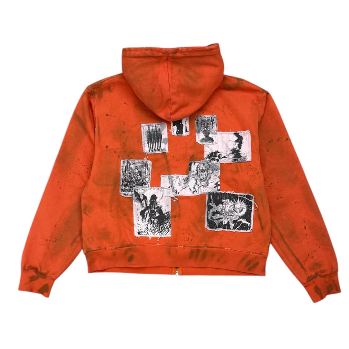 언더마이카 더티오렌지 후드집업 상품이미지2