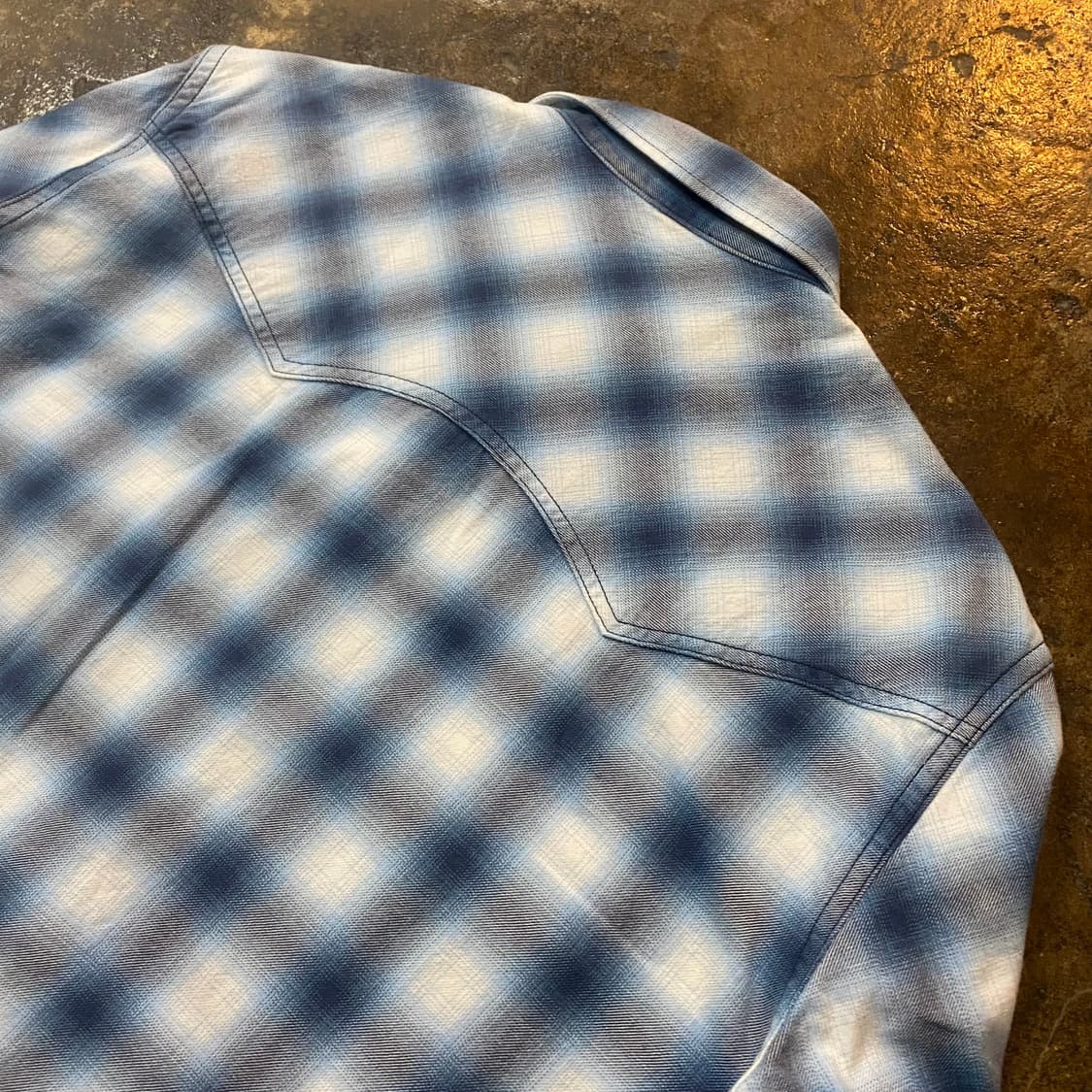 (M) The Letters 데미지 웨스턴 플라넬 셔츠 상품이미지8