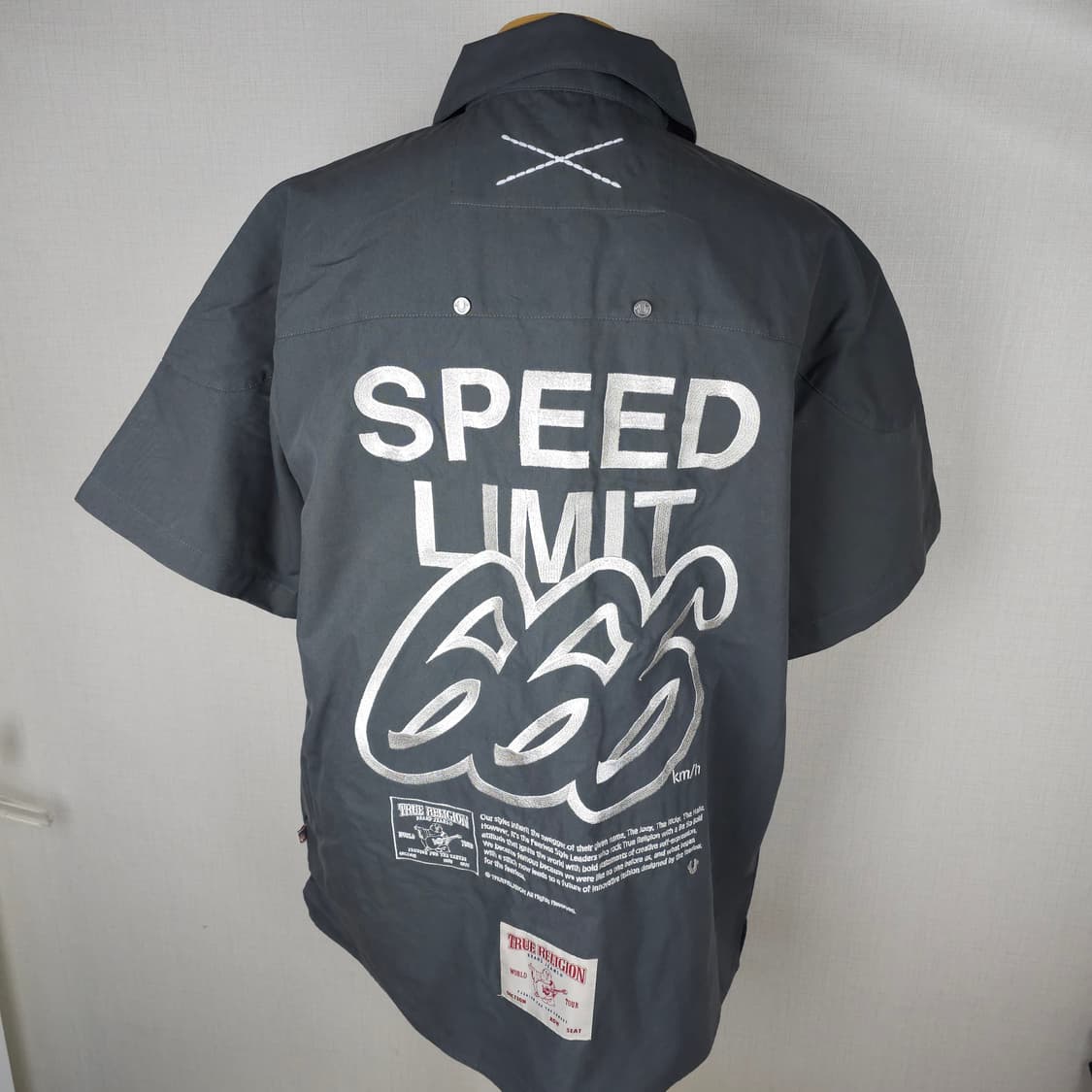 (새상품)트루 릴리젼 반팔남방 남자110사이즈  상품이미지5