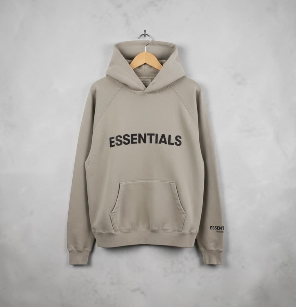 M/ 피어오브갓 에센셜 프론트로고 기모 후드티 상품이미지1