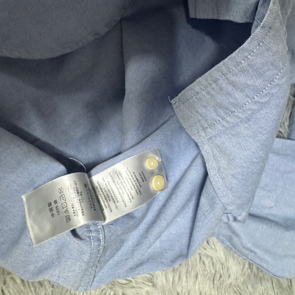 폴로랄프로렌 블루 셔츠 XL사이즈 상품이미지4