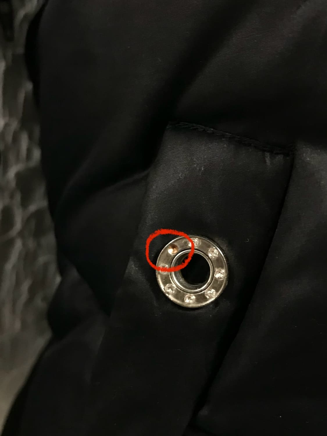 빈티지 펑크 2way 큐빅 버튼 패딩 자켓 상품이미지9