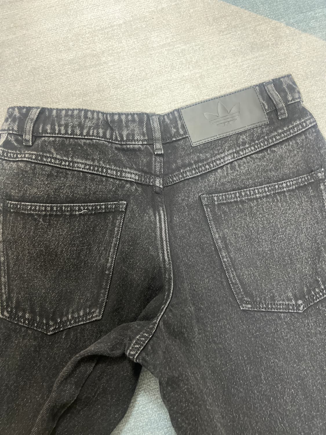 아디다스 아디컬러 데님 파이어버드 팬츠 트루 블랙 데님 상품이미지3