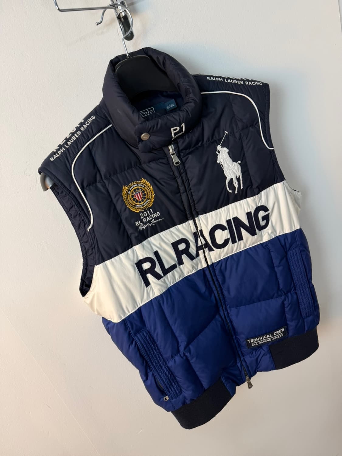 폴로 랄프로렌 레이싱 P1 패딩 조끼  상품이미지4