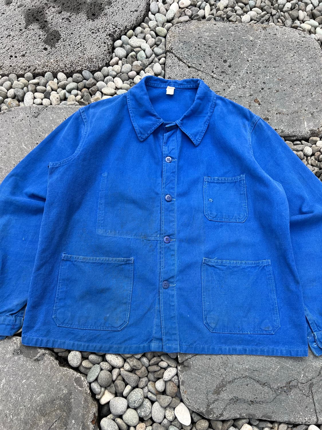 OLD VINTAGE WASHING BLUE 빈티지프렌치워크자켓 상품이미지3