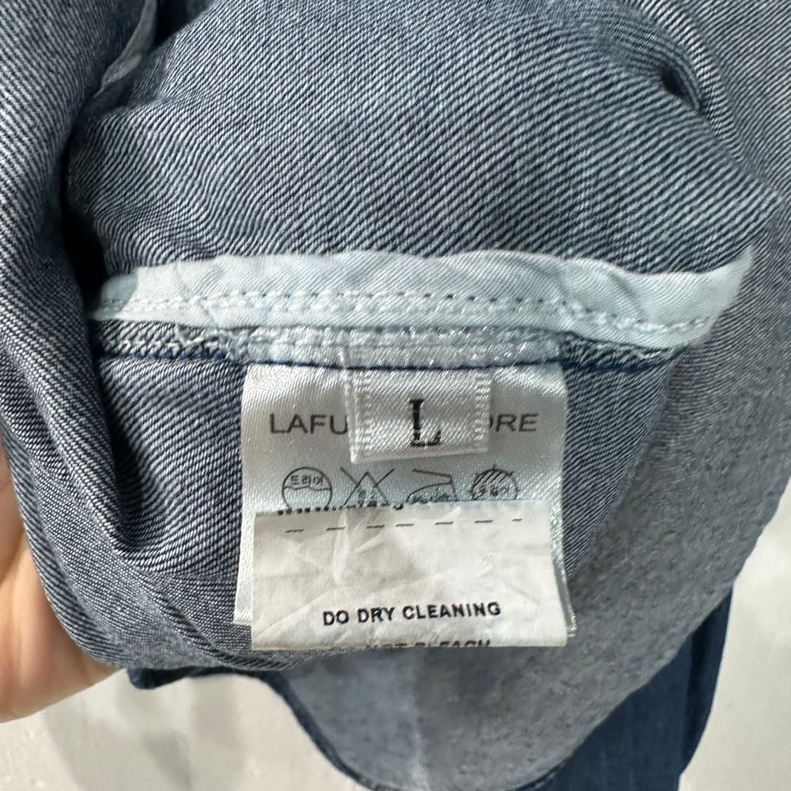 라퍼지스토어 오버핏 청남방 L 상품이미지4