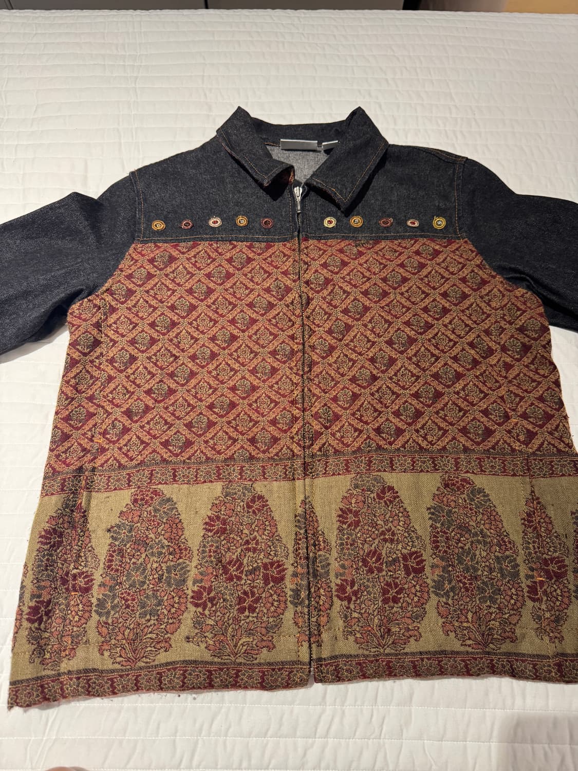 웨스턴 디테일 청자켓 상품이미지1