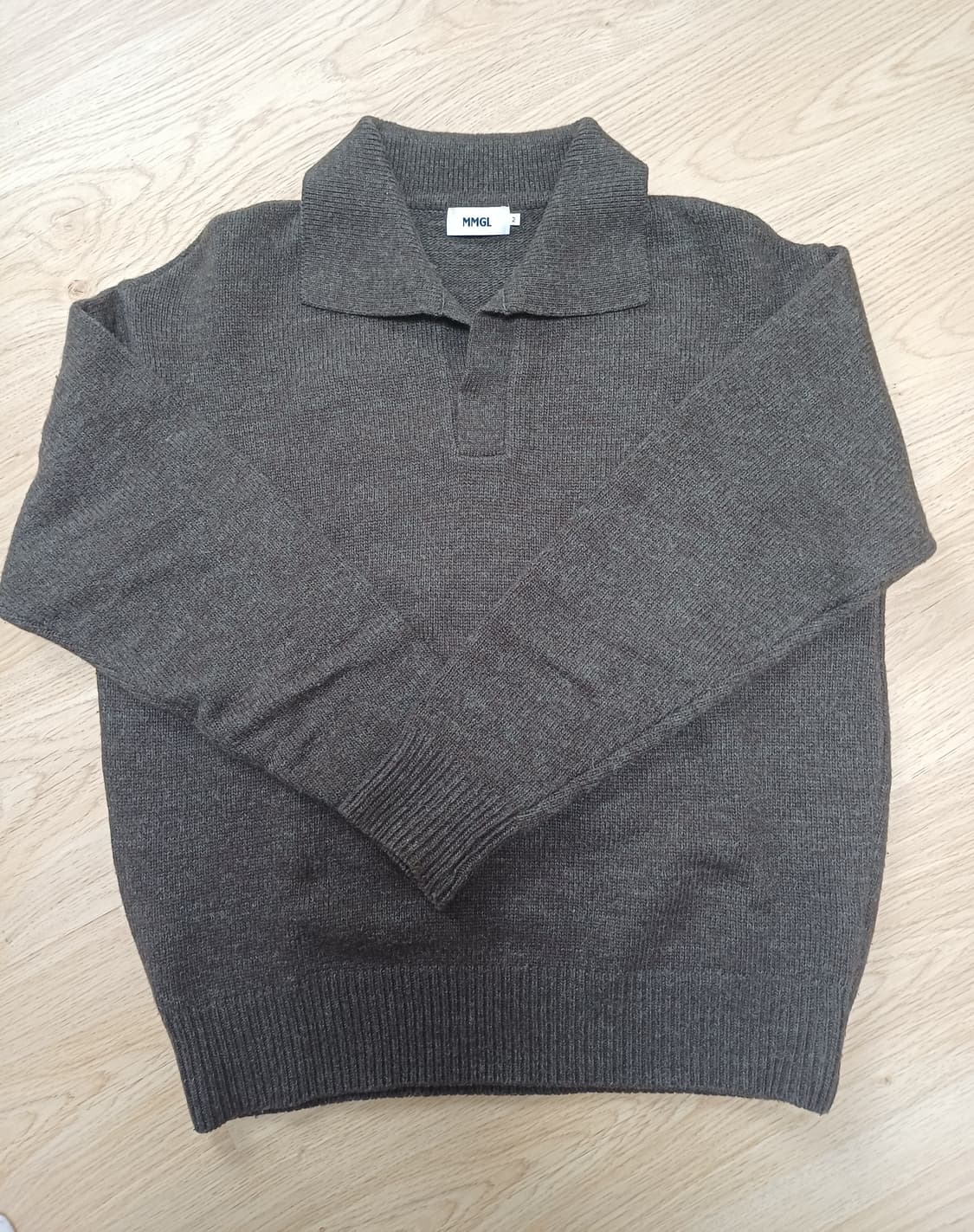 MMGL(엠엠지엘) / 카라 니트 브라운 / 2사이즈 [M] 상품이미지3