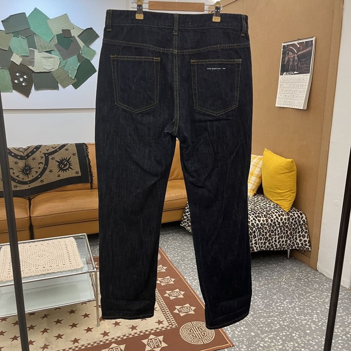 페이탈리즘 빈티지 모던 캐주얼 빅 데님팬츠 50 C10007 상품이미지4