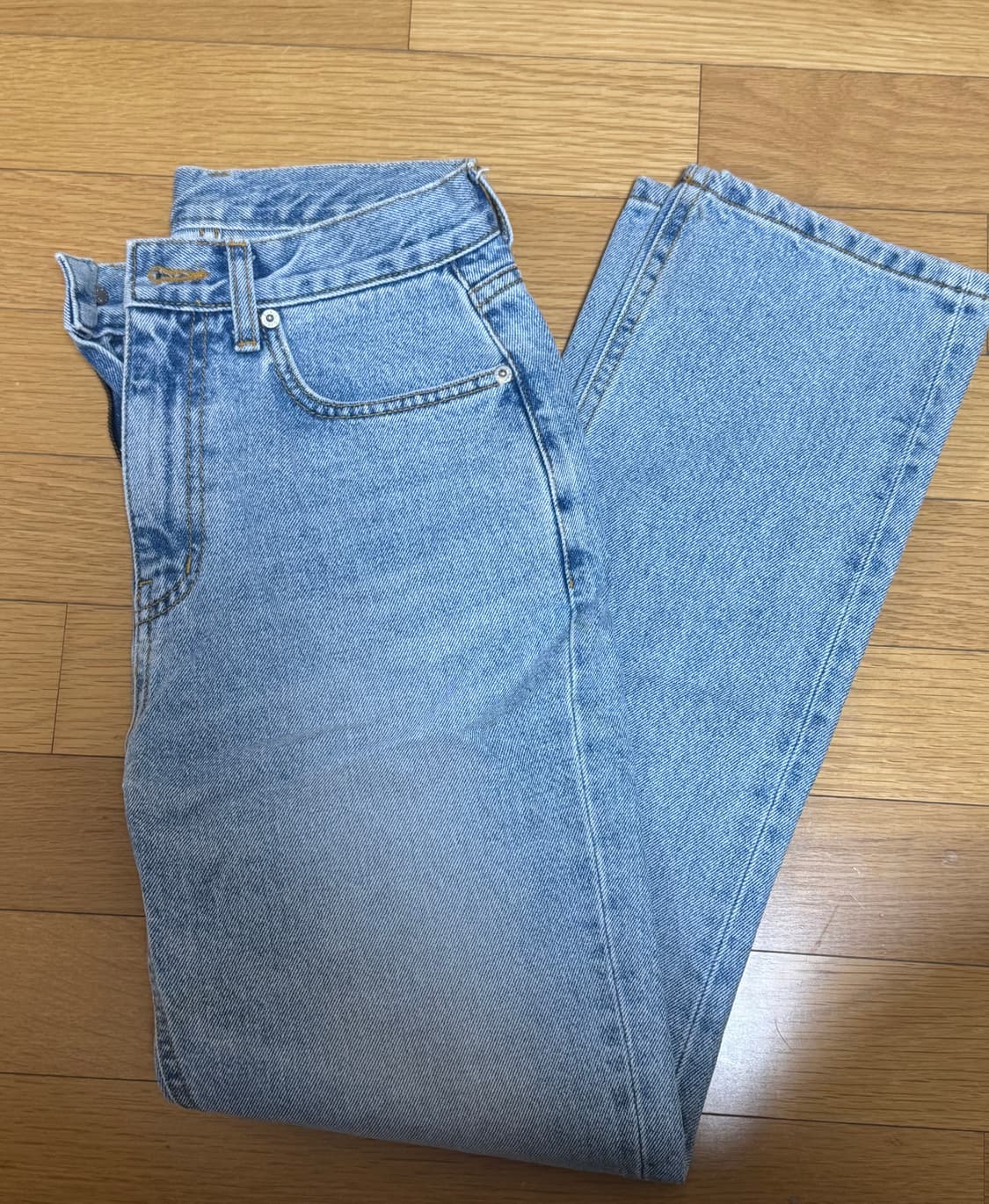 던스트 에센셜 스트레이트진 라이트블루(s) 상품이미지7