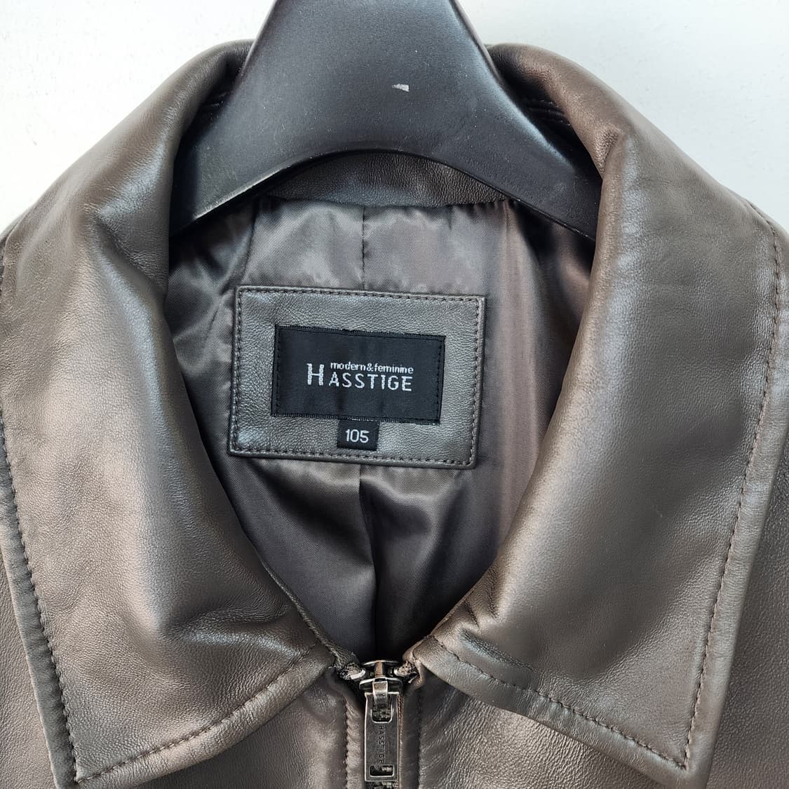 해스티지 남성 양가죽 자켓 브라운 상품이미지2