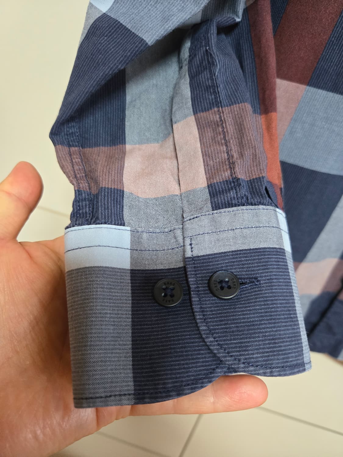 닥스 남성 체크셔츠 상품이미지3