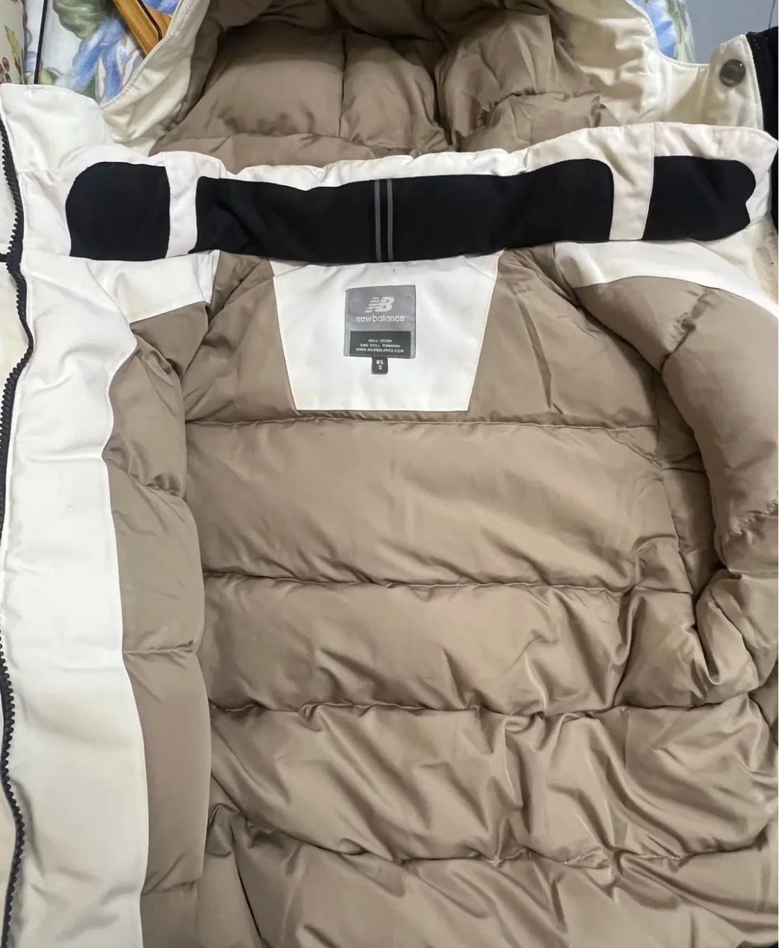 뉴발란스 여성 아이보리 덕다운패딩점퍼 패트롤숏패딩 상품이미지6