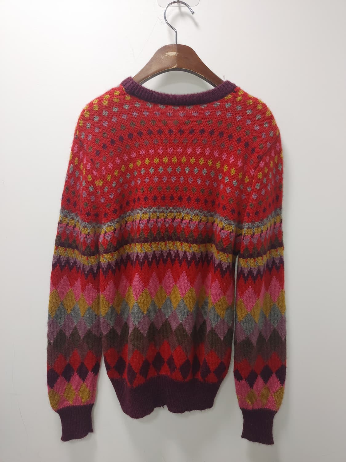 모리걸 컬러풀 무지개깔 니트 상품이미지4