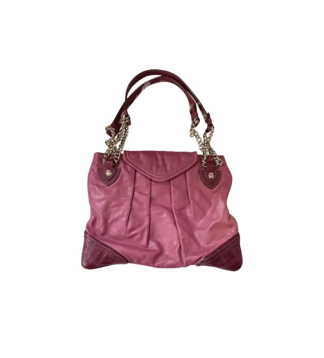 Marc jacobs 믹스드 레더 로젠 퀼티드 숄더백 상품이미지1