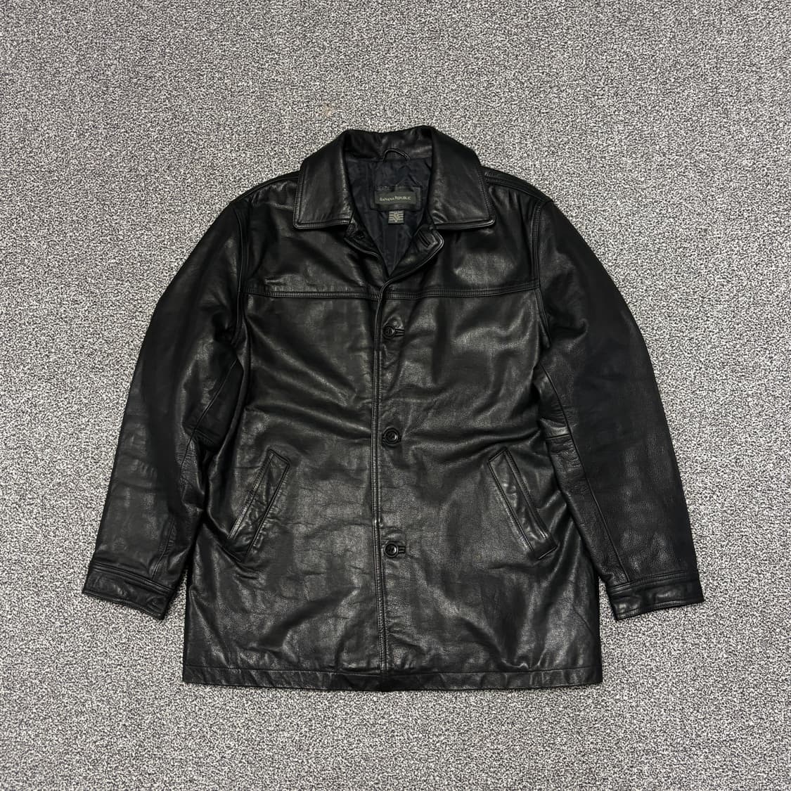 올드 바나나 리퍼블릭 레더 카코트 상품이미지1