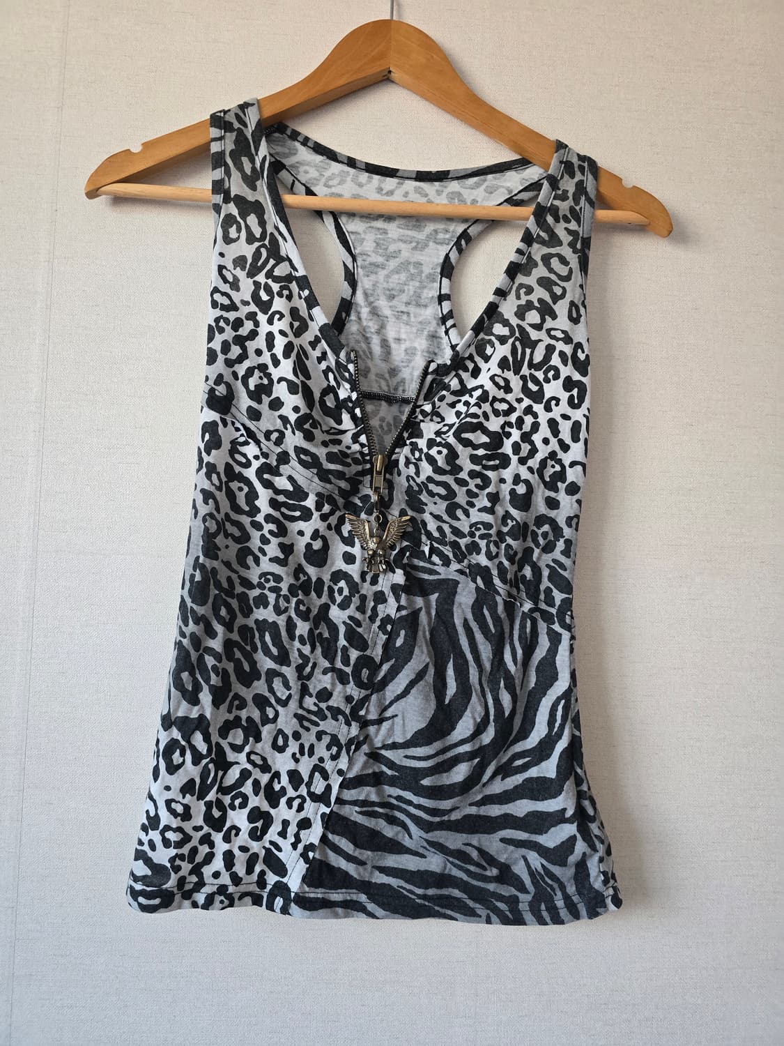 d.i.a 호피 지브라 나시 탑 상품이미지1