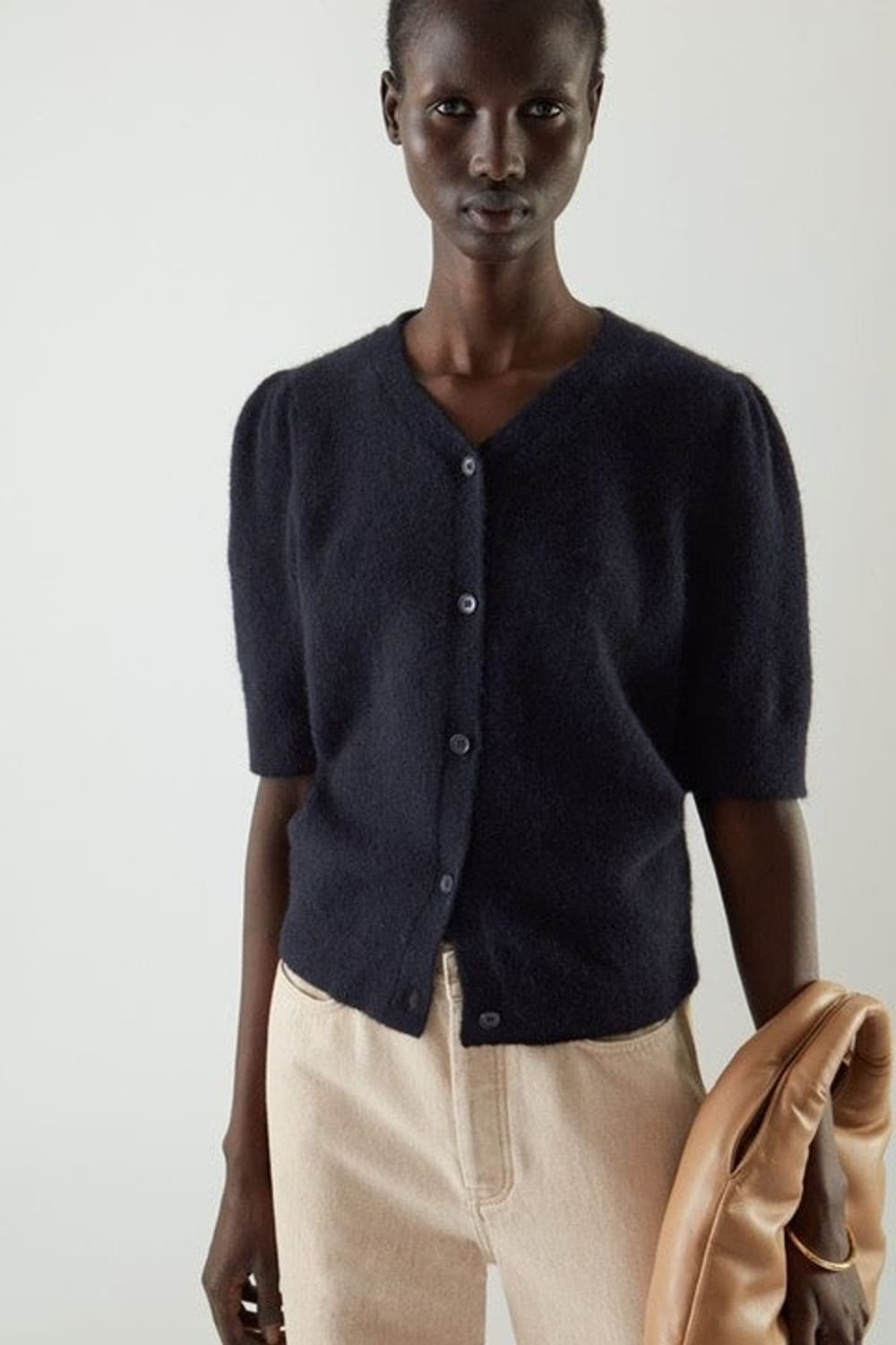 Cos새상품 퍼프 반팔 가디건 상품이미지1