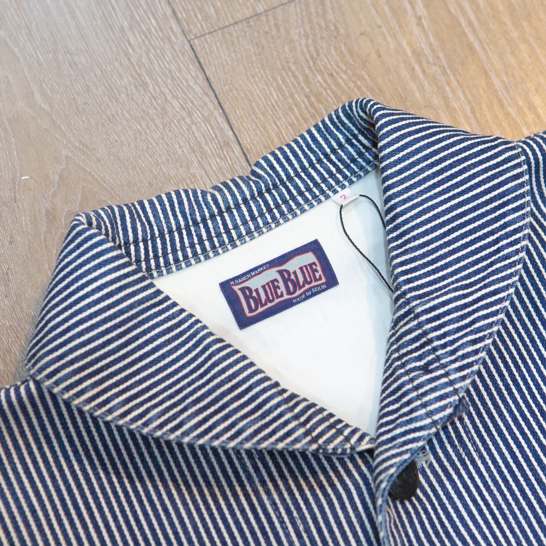 블루블루 미해군 히코리 커버올 자켓 상품이미지3