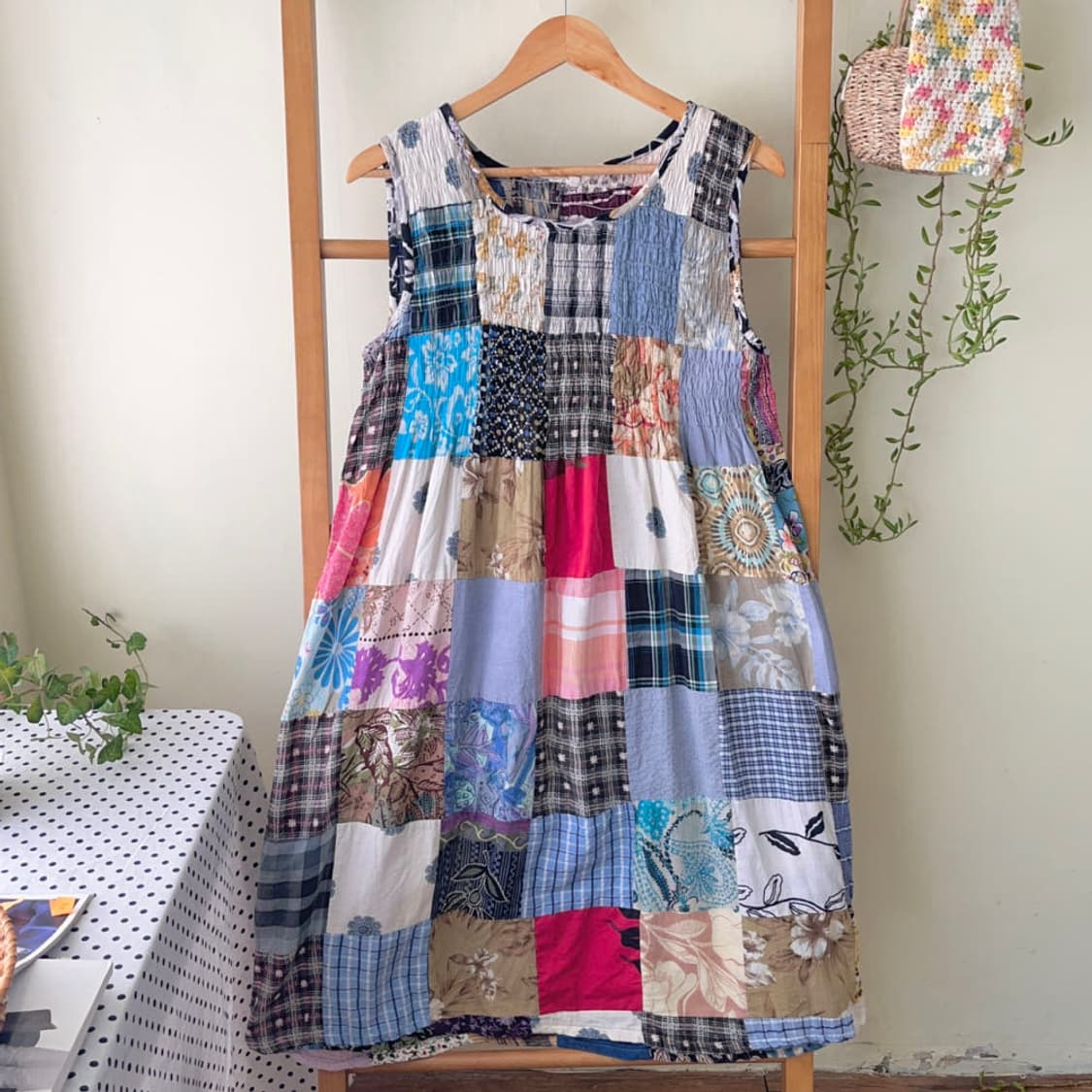 빈티지 패치 자수 원피스👗 상품이미지3