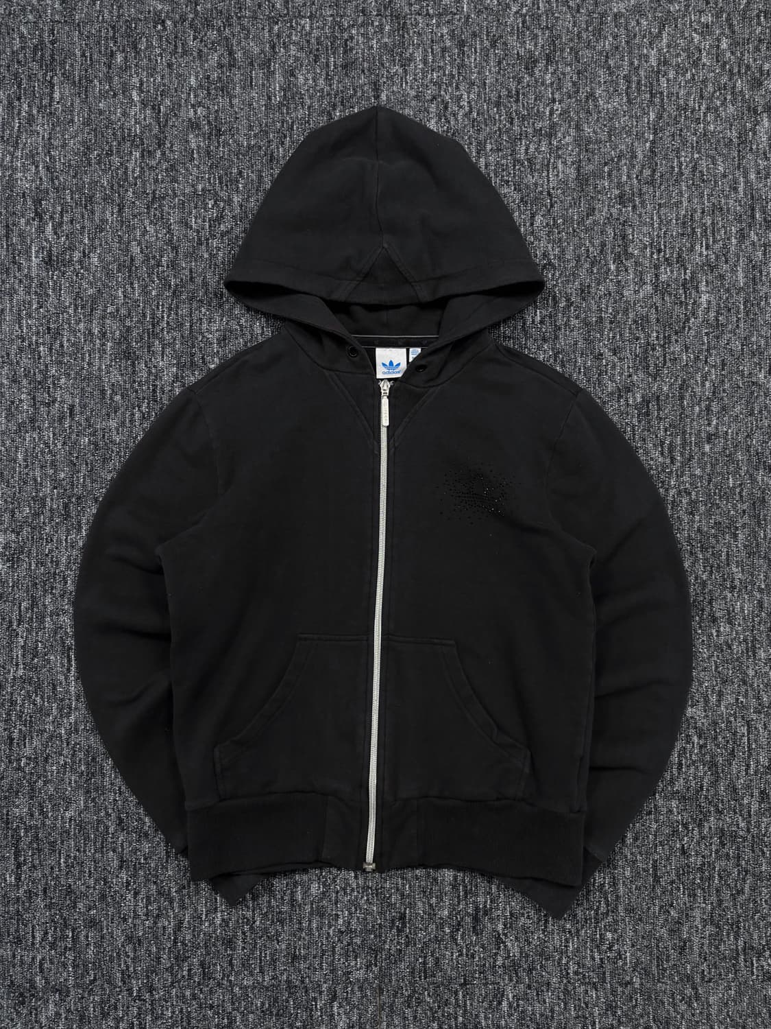 아디다스 블랙 후드집업 상품이미지3