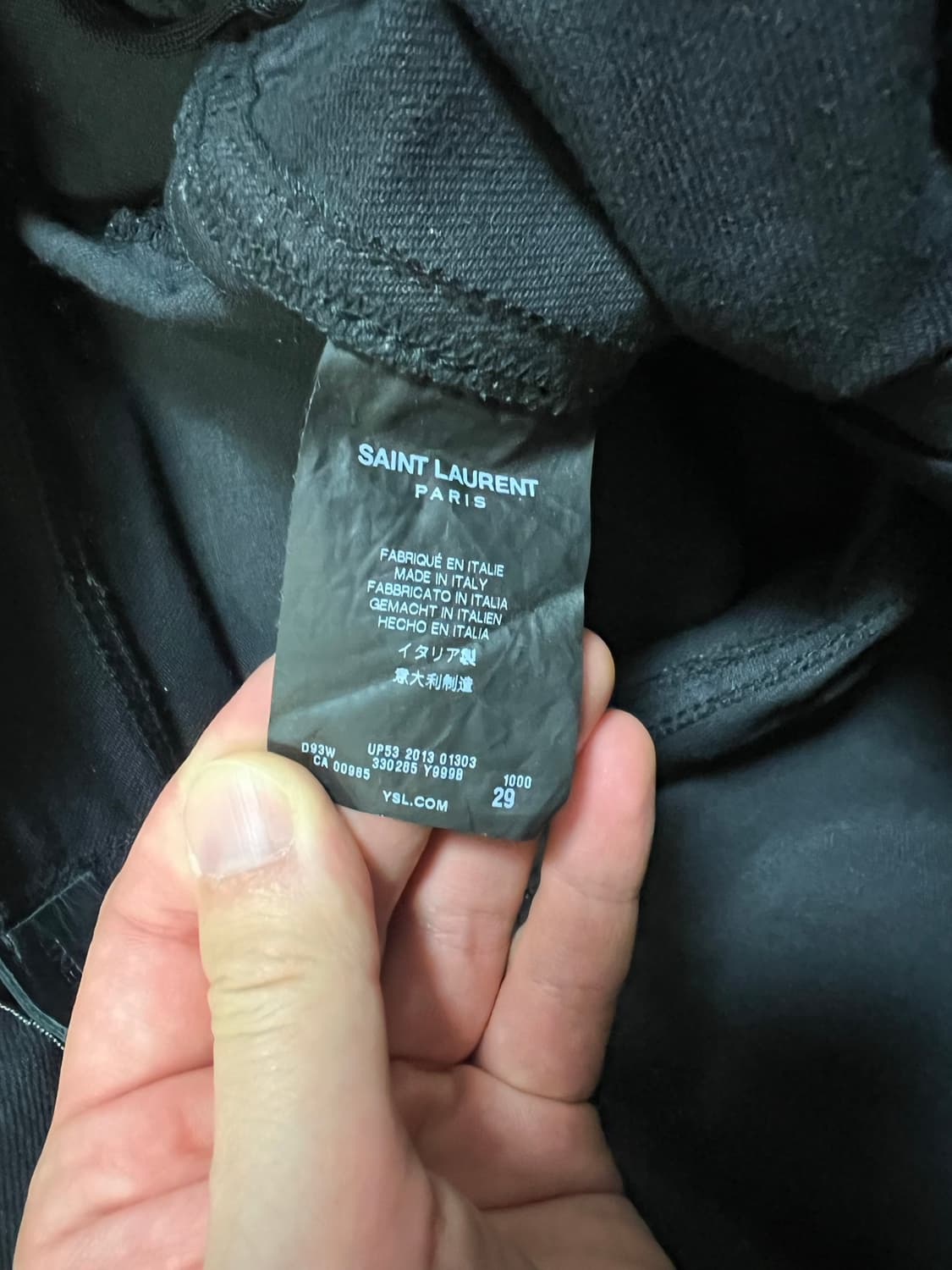 Saint laurent 생로랑 레더패널진 29 상품이미지7