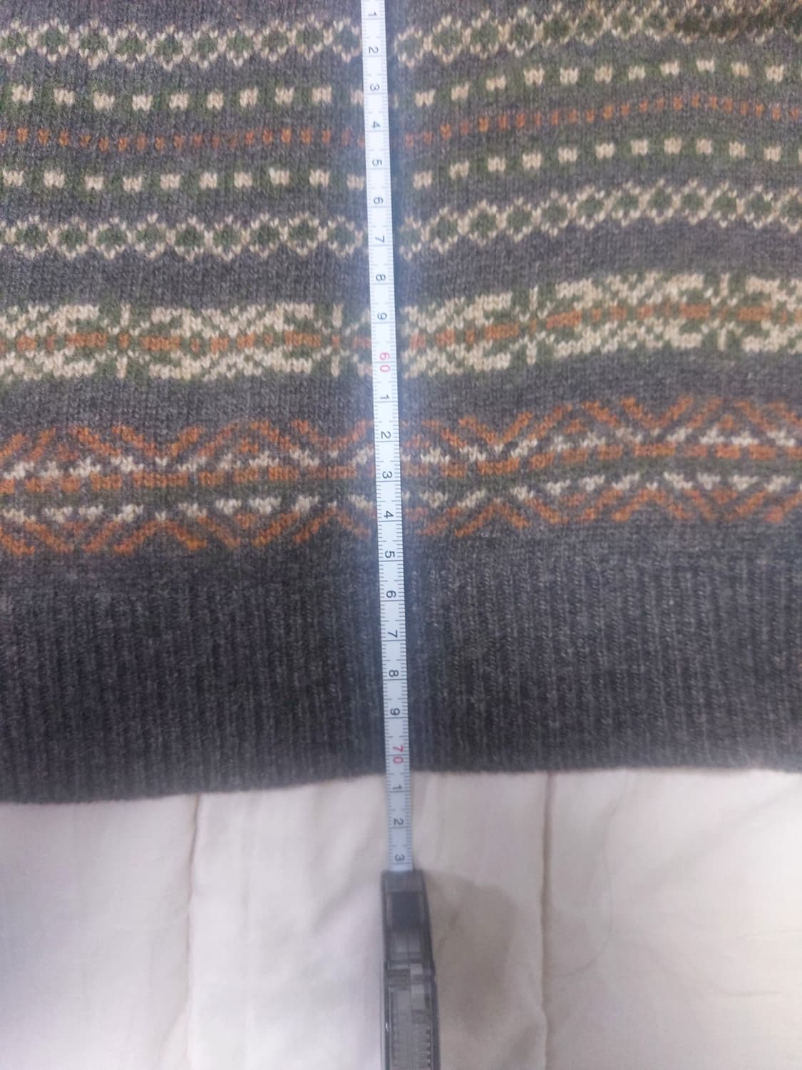 부기홀리데이 페어아일 니트조끼 상품이미지4