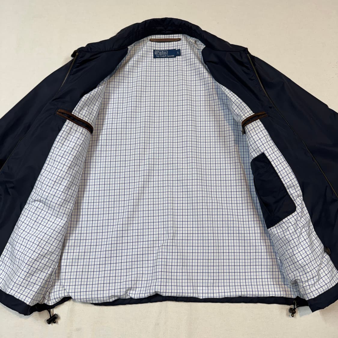 L) 폴로 랄프로렌 네이비 블루종 바람막이 자켓 봄가을용 상품이미지6