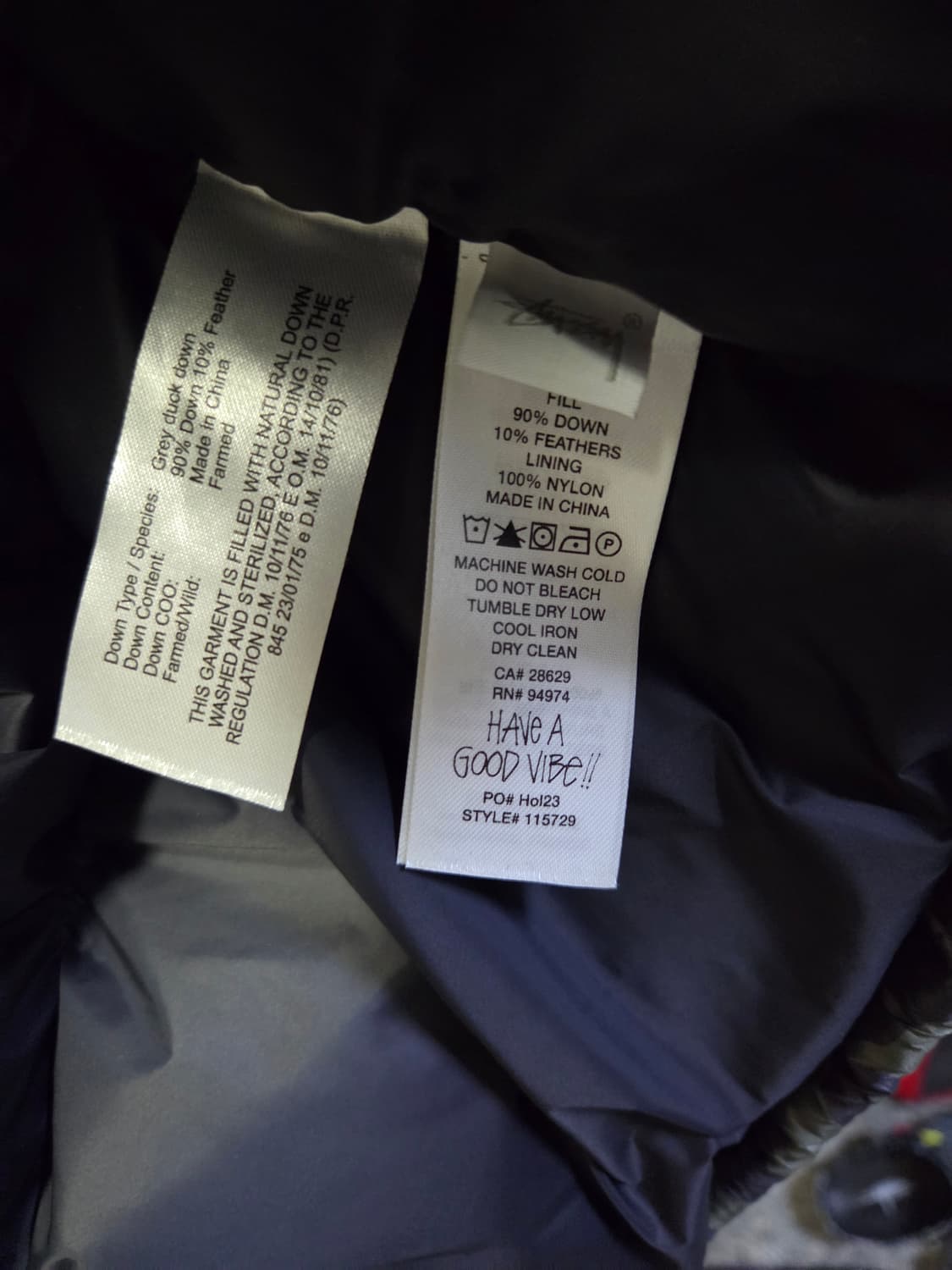 스투시 링클 나일론 다운 푸퍼 우드랜드 카모 L 사이즈 상품이미지4