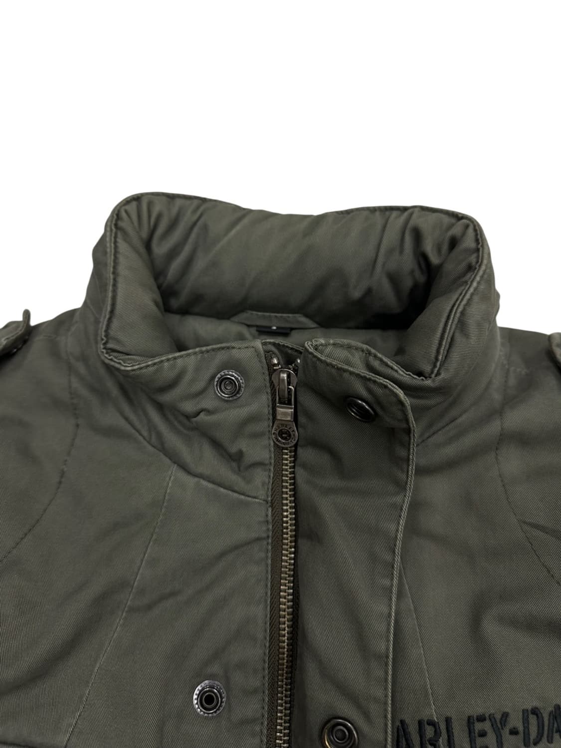 00s 할리데이비슨 밀리터리 자켓 카키 (S~L) 상품이미지3