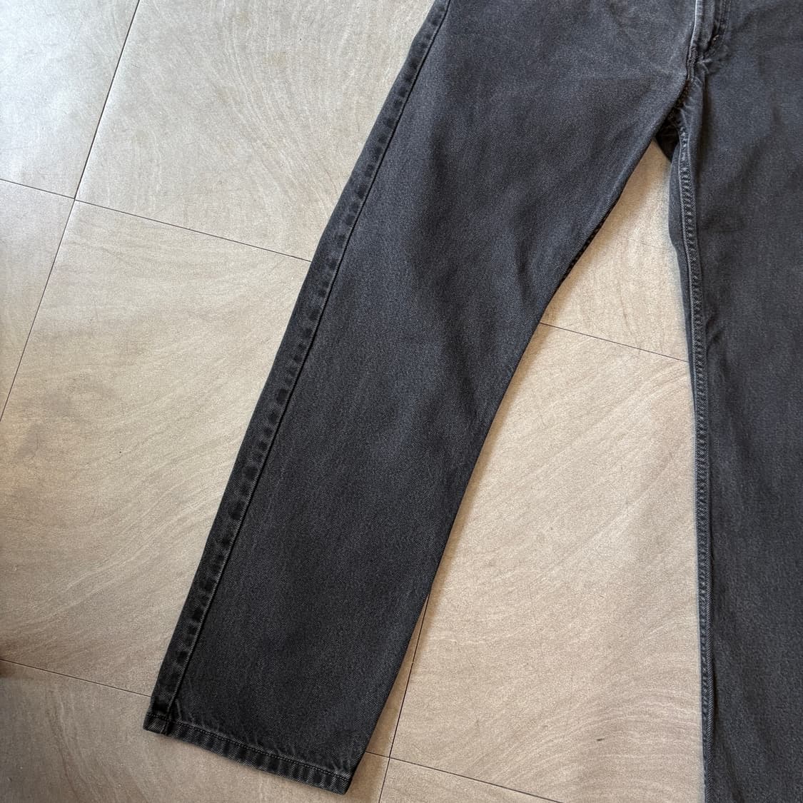 리바이스 505 데님 블랙 팬츠 상품이미지2