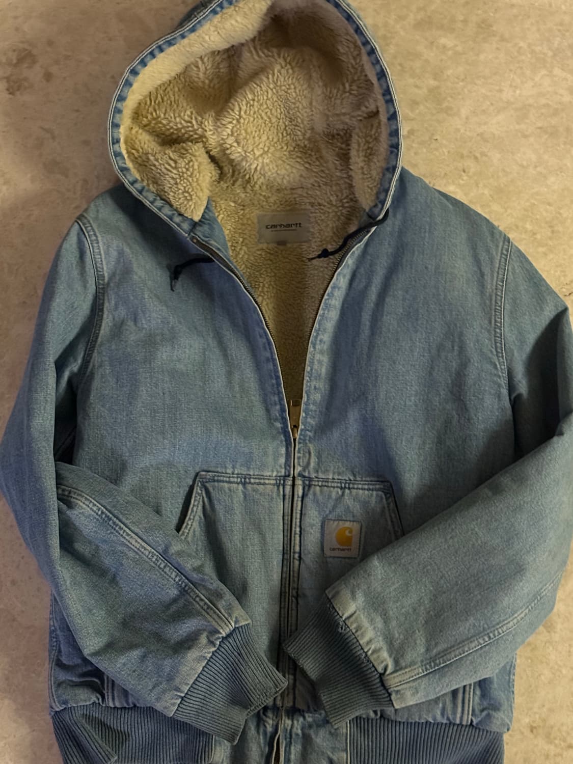 칼하트 wip 양털 청자켓 상품이미지1