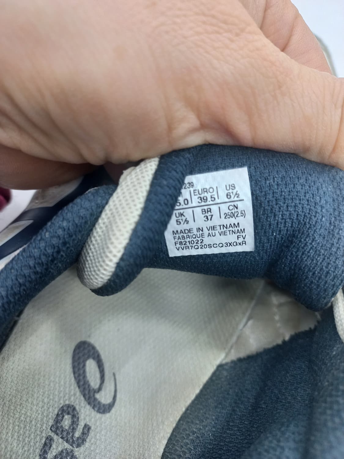 아식스 젤 벤쳐 6 베이지 네이비 250mm 상품이미지5