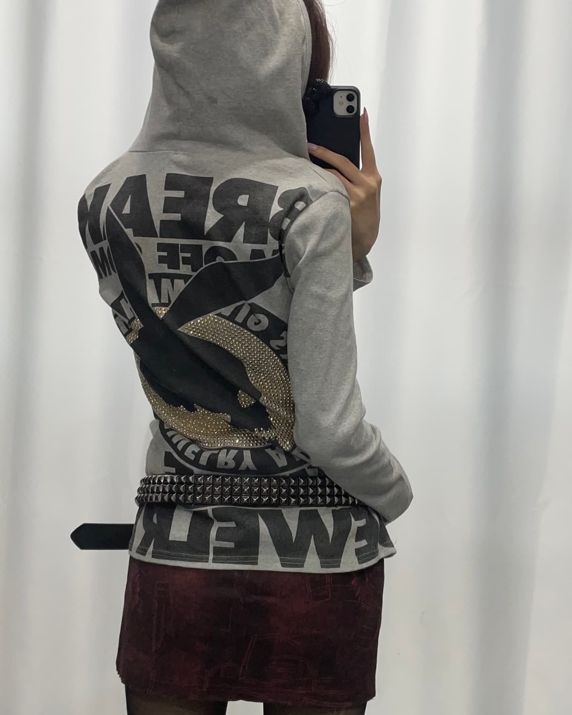 🎸그레이 프린팅 후디🎸 상품이미지2