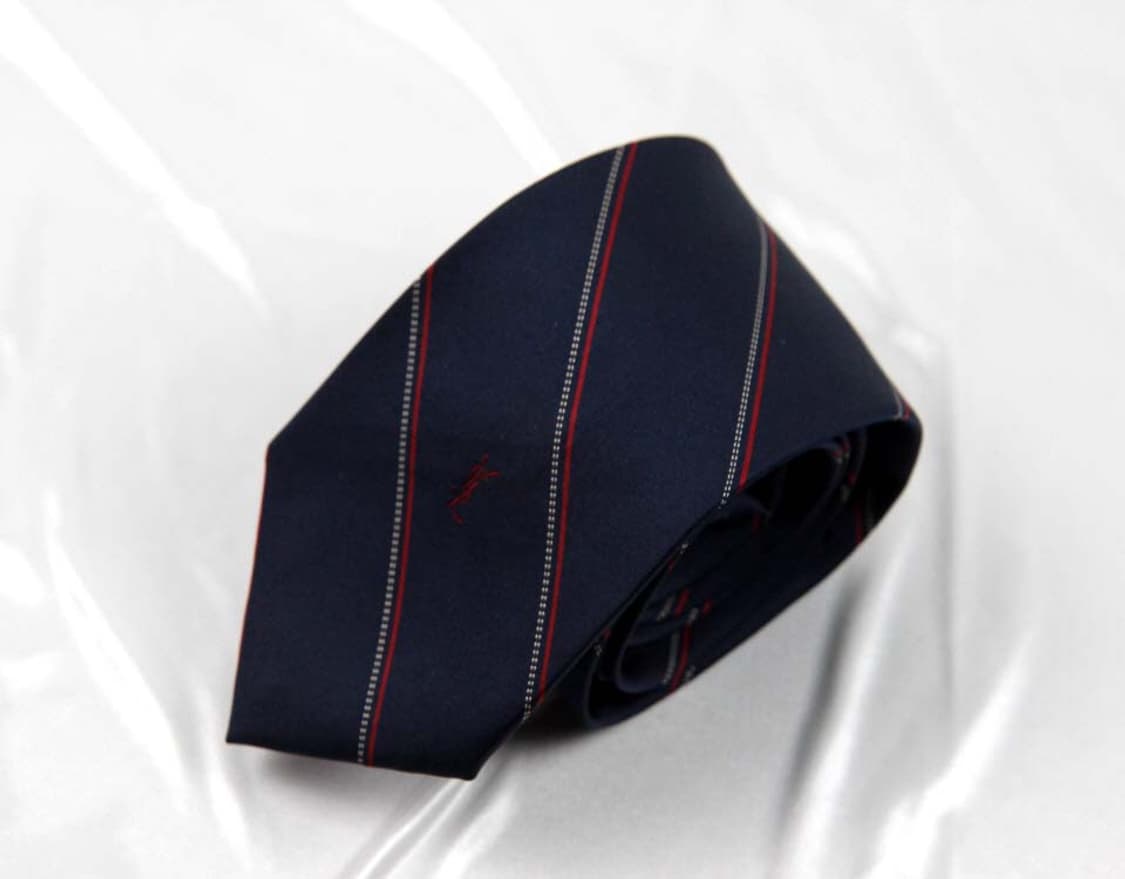입생로랑 7.6cm A+등급 폭수선 남자 명품 넥타이 상품이미지1