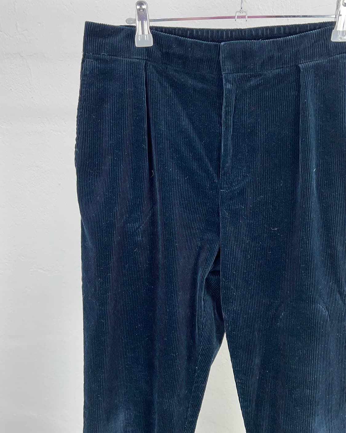 폴로 랄프로렌 딥 네이비 클래식 플리츠 코듀로이 팬츠 상품이미지2