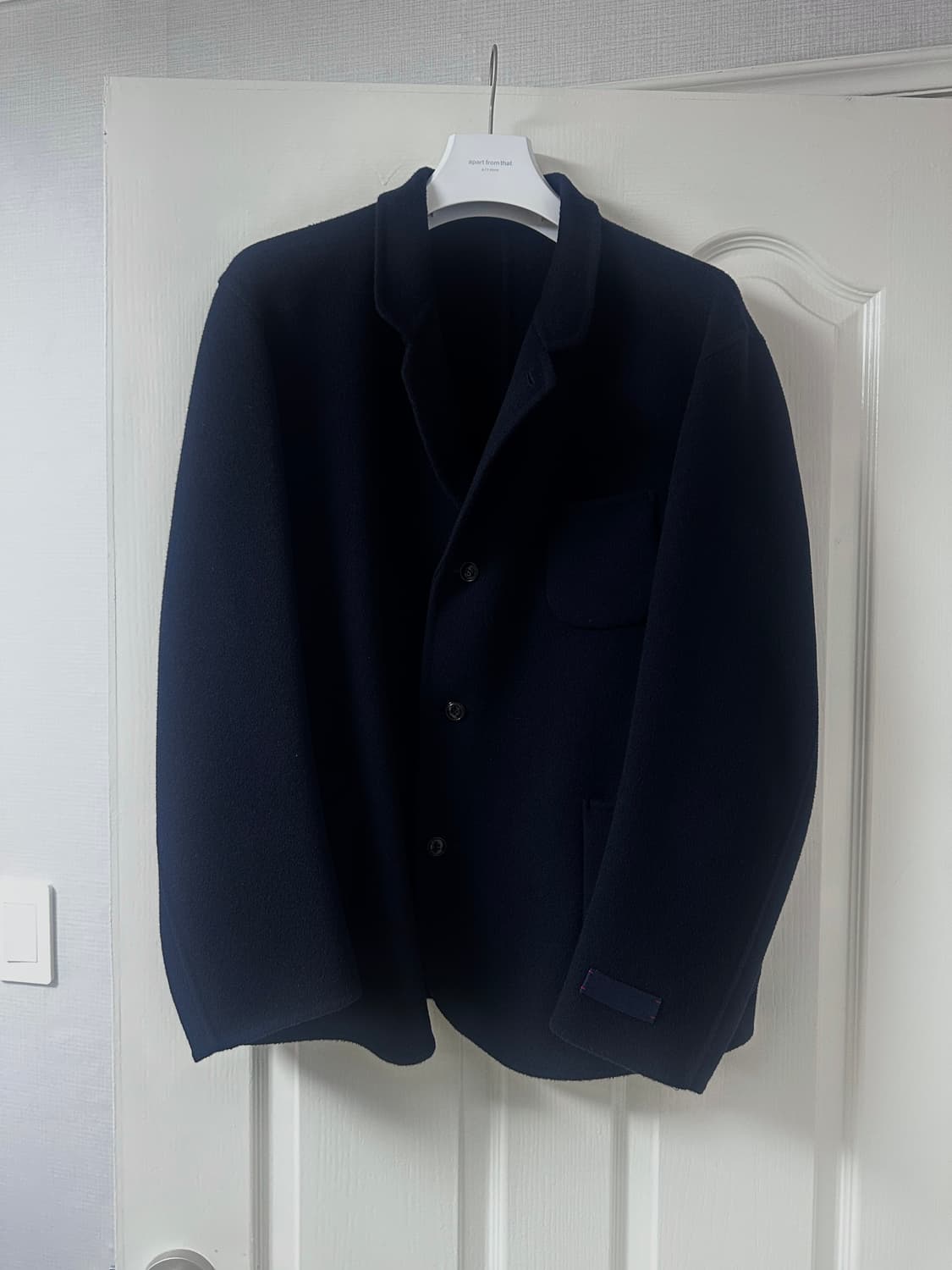Wool Cashmere Single Sports Jacket navy 상품이미지6
