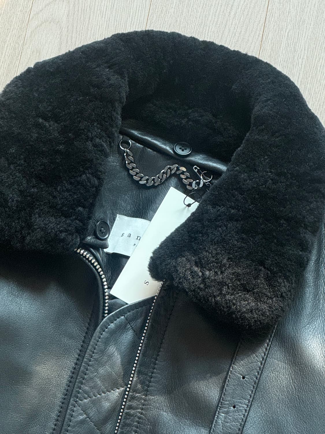 Sandro paris 가죽자켁 상품이미지3