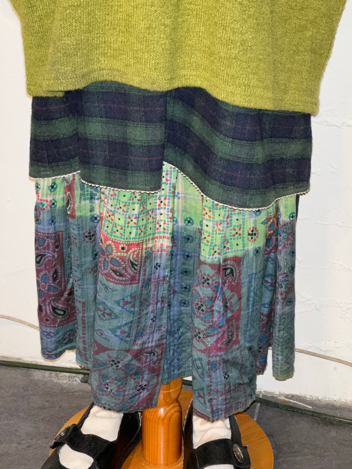 히피 밴딩 스커트 상품이미지2