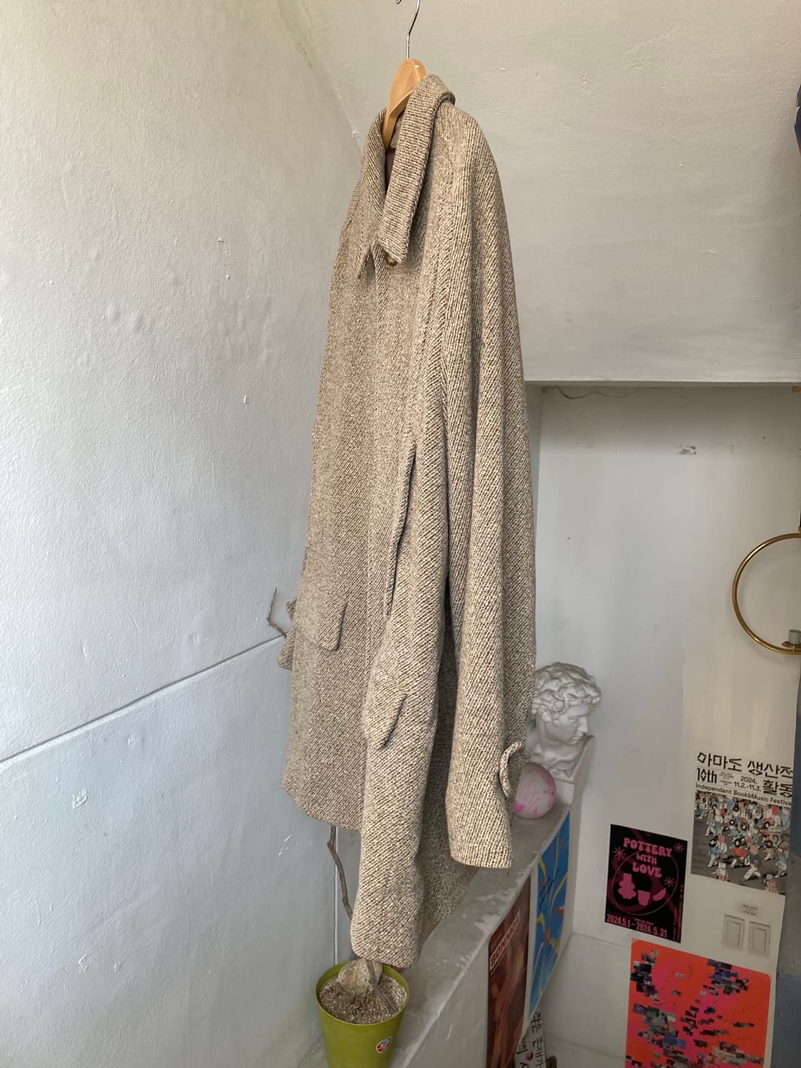 빈티지 에스닉 울 코트 상품이미지4