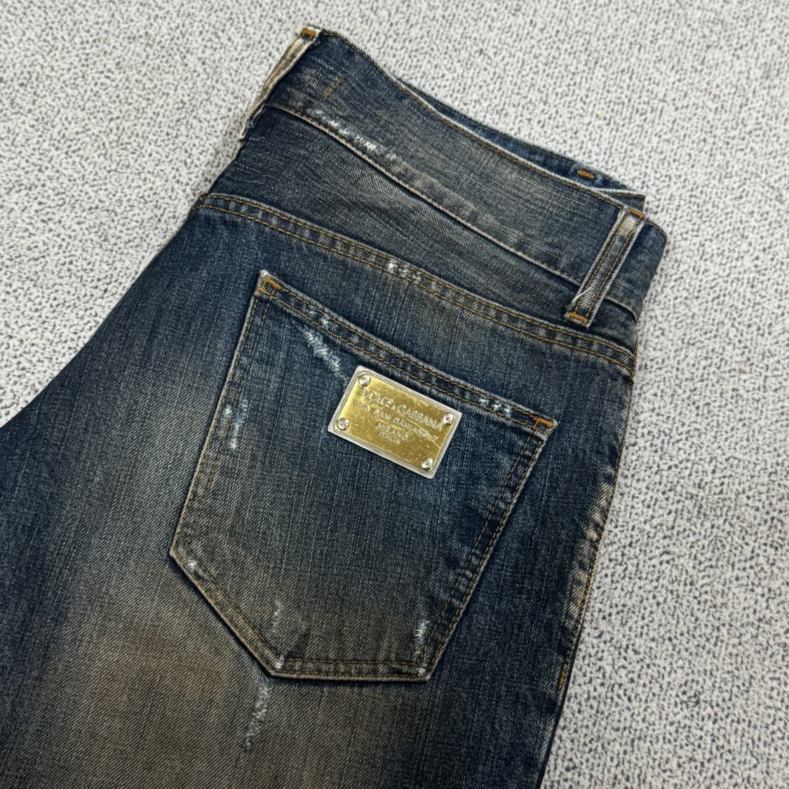 돌체앤가바나 디스트로이드 메탈 플레이트 데님 44 상품이미지4