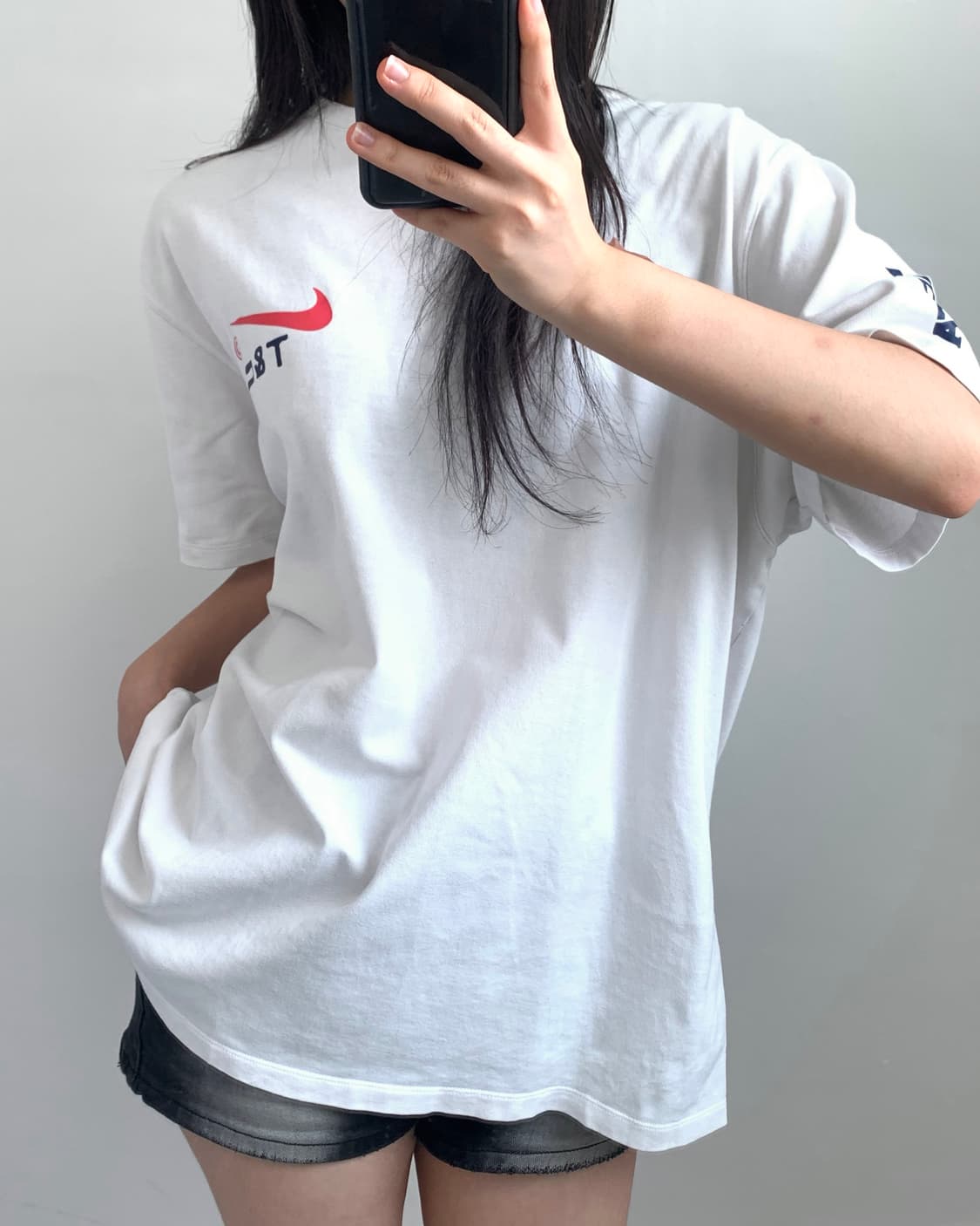 Nike 나이키X녹타 화이트 티셔츠  상품이미지2