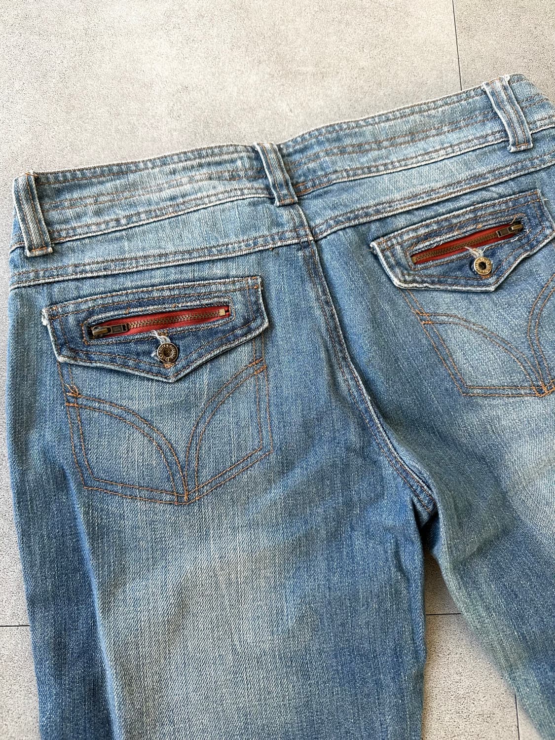 돌체앤가바나 2000s 워싱 부츠컷 플레어진 상품이미지7