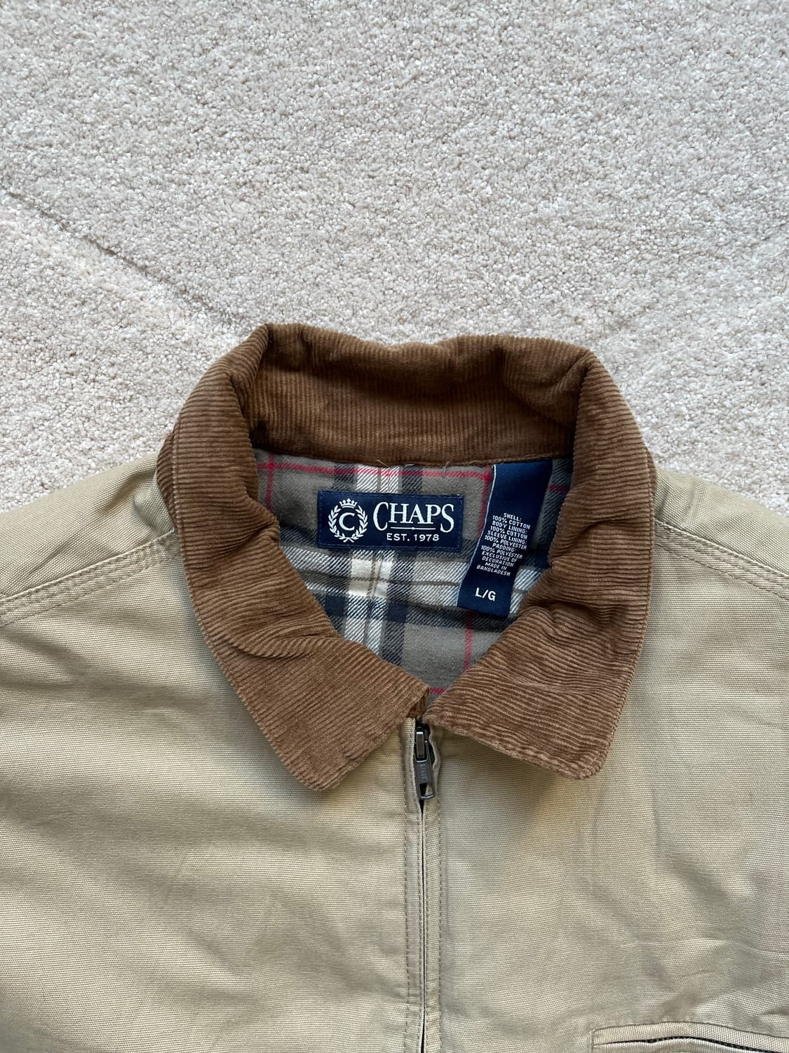 챕스 코듀로이 트림 워크 자켓 (105-110) 상품이미지5