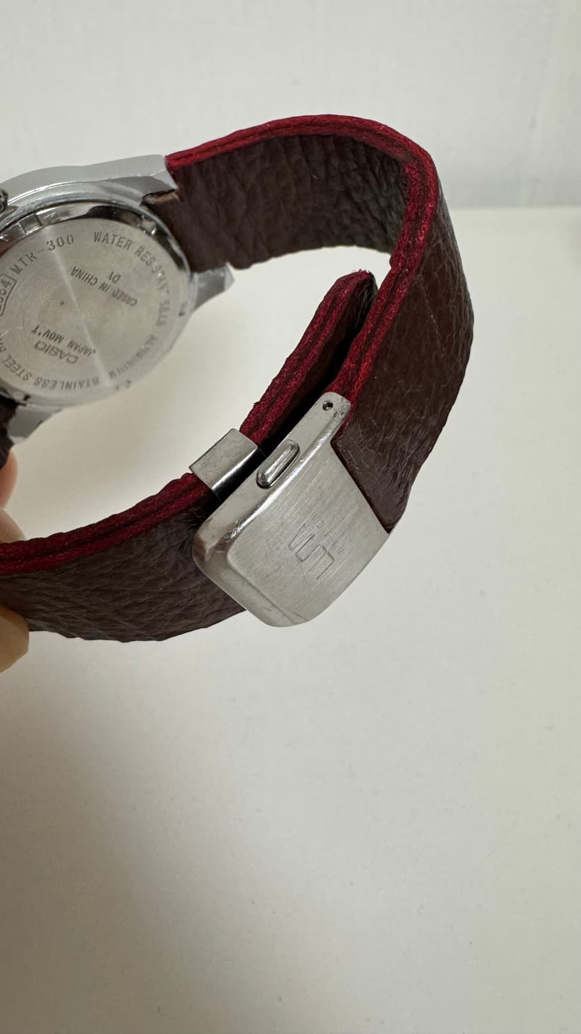 카시오 쿼츠 손목시계 가죽시계 상품이미지4